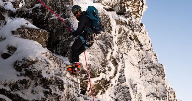 Winter Abseil